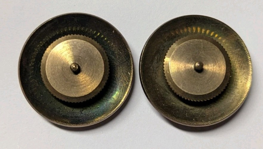 WW2 German Made 759th MP Btn "B" Co Enlisted Collar Disk + Matching "US" SB XB