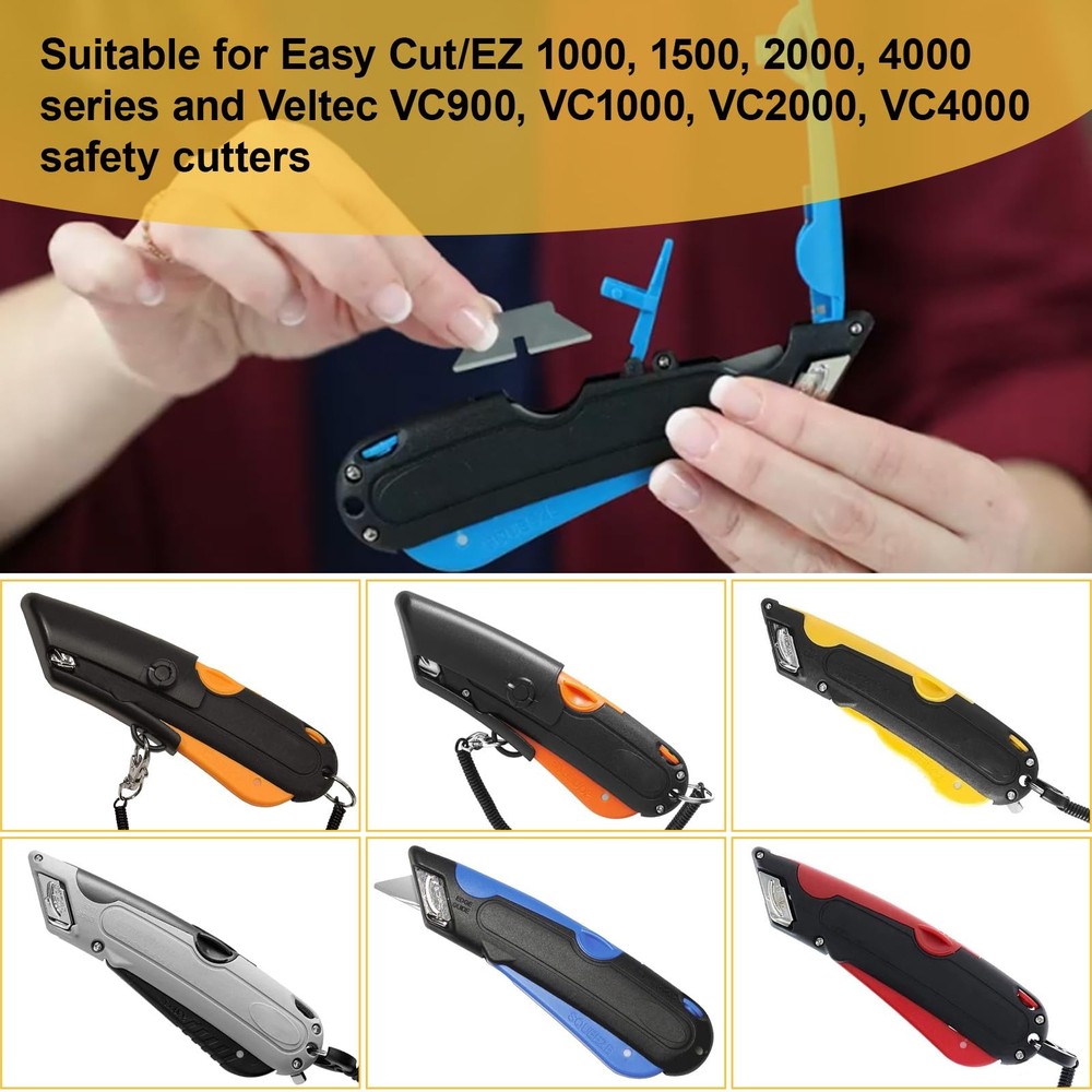 20 Pack Cutter Replacement Blades for Easy Cut, Blade Suitable for Easy Cut/E...