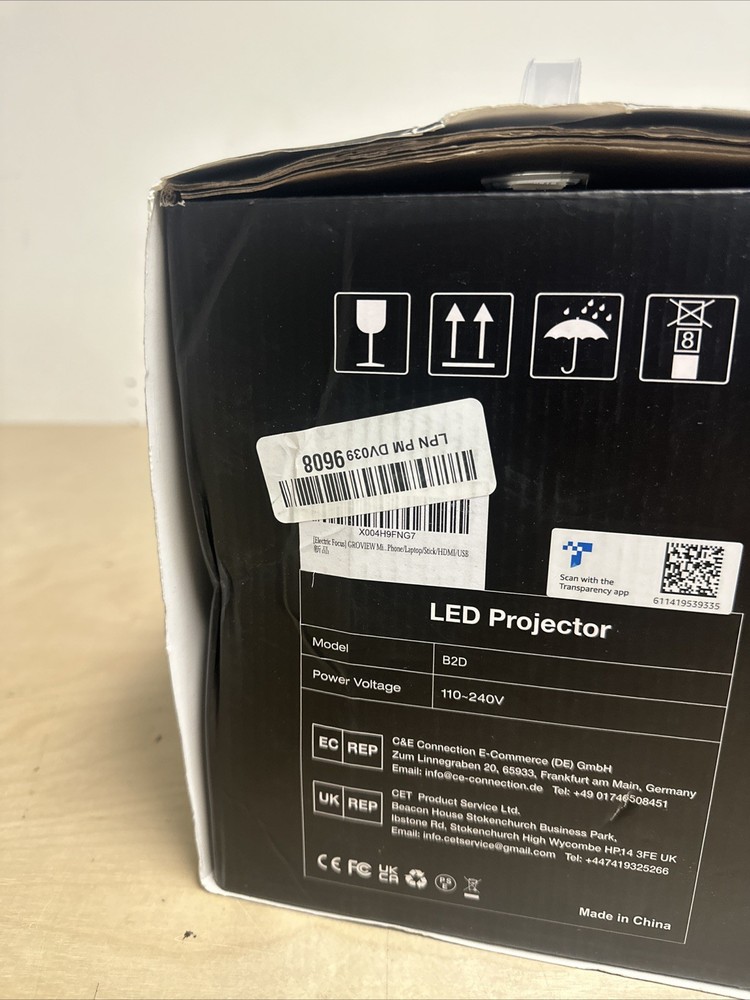 GROVIEW Projector (Damaged Box)