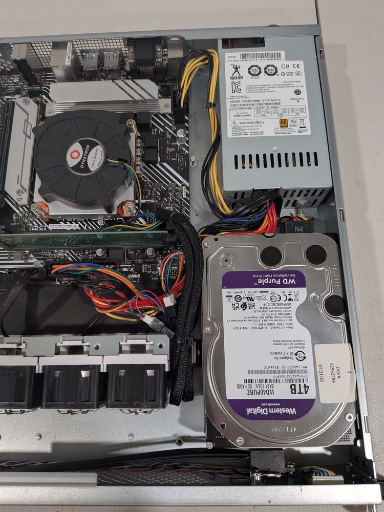 In Win 1U Short Depth Mini-ITX Rackmount Server Chassis With MB - RAM - CPU -PSU