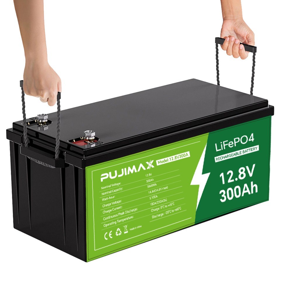 12V 300Ah LiFePO4 Lithium Iron Phosphate Battery 300Ah Built-in BMS for Solar RV