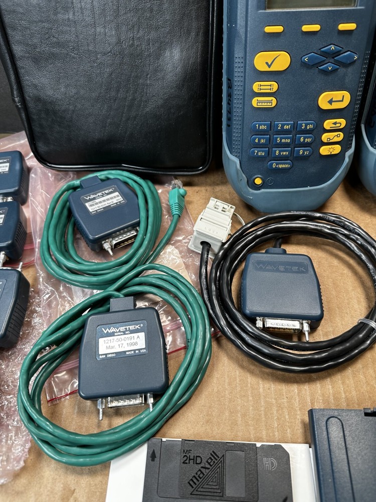 Wavetek LT8155 Cable Certifier Cat5 Cat5e w/ Adapters & Calibrator Used Works!!!
