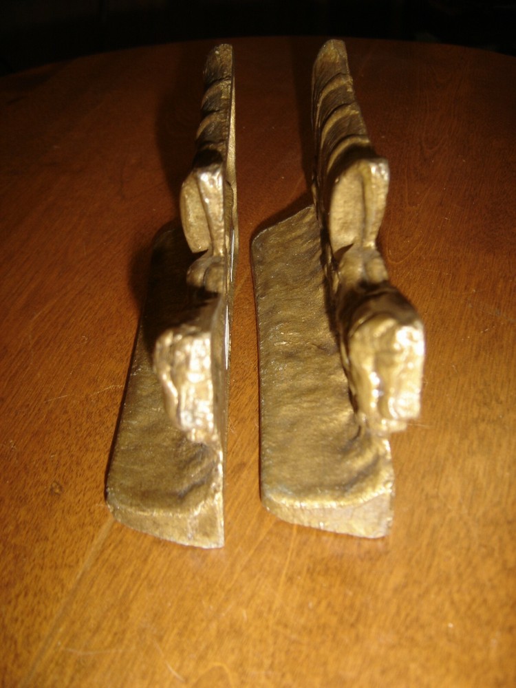 Antique Pair Covered Wagon Bookends #878