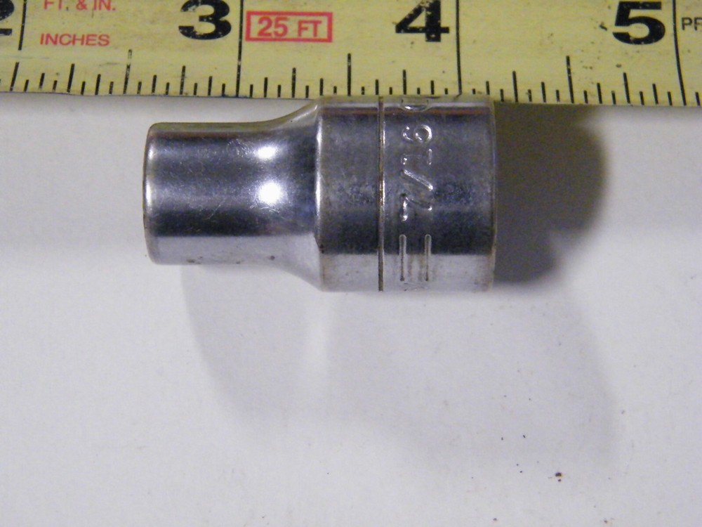 Craftsman 1/4 Extension, Spark Plug Socket 13/16 1/2 Drive, 7/16 Socket