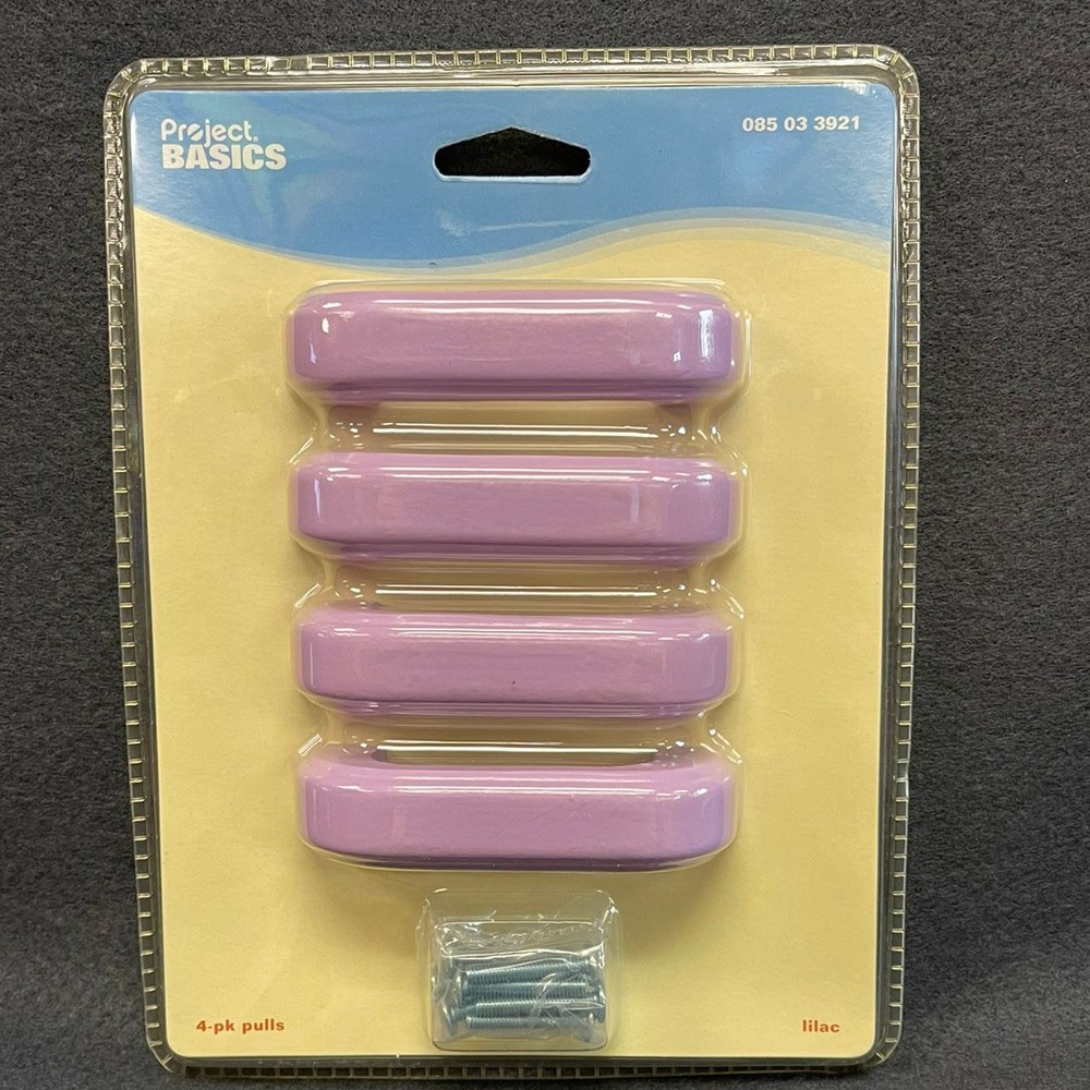 (4-Pack) 3" Lilac Pull