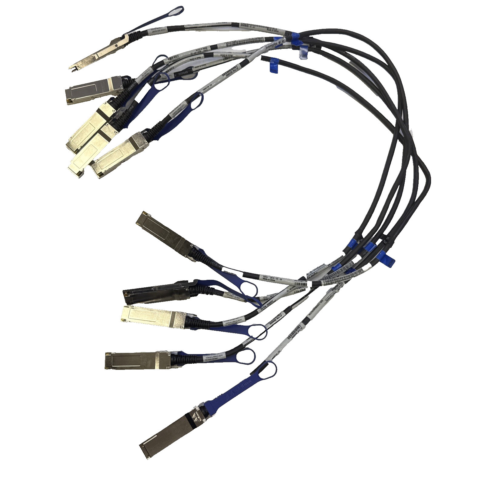 5 X  Mellanox 00W0049 IBM 1m QSFP Passive Copper FDR14 InfiniBand Cable 00W0051