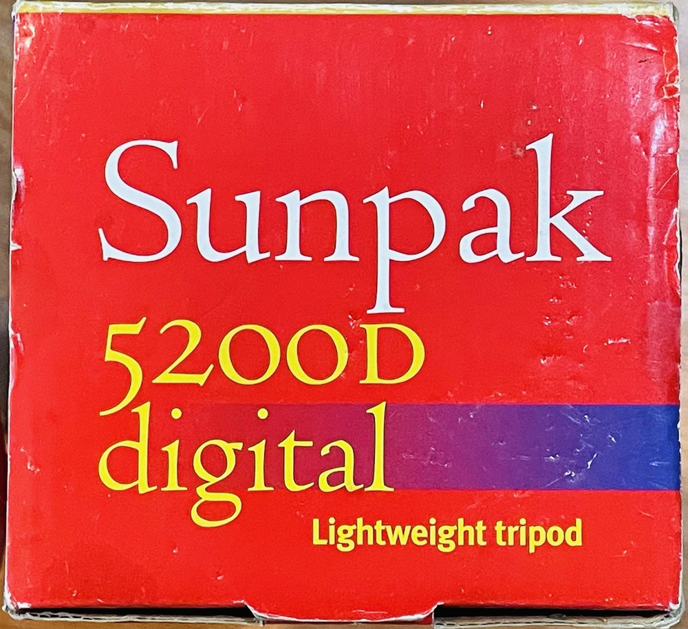 SUNPAK 5200D TRIPOD FOR DIGITAL CAMERAS CAMERA STAND [M]
