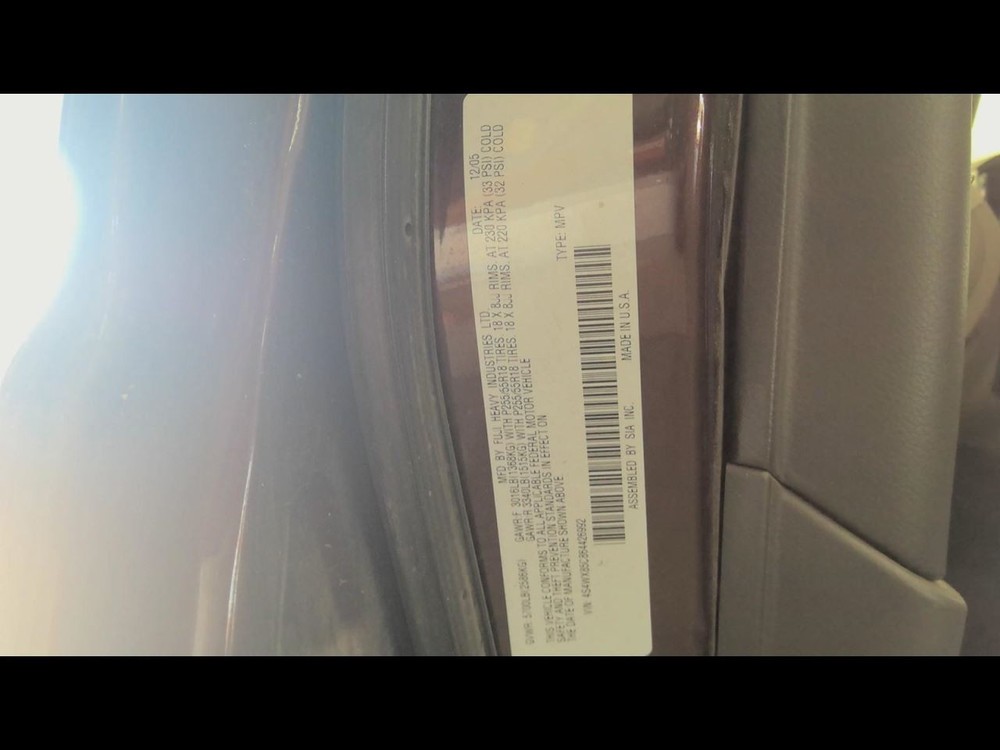 TRIBECA 2006 Spare Wheel Carrier 714794