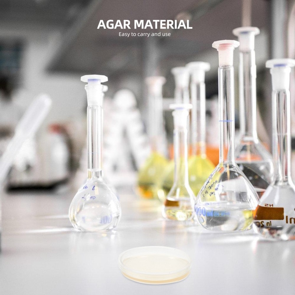 10 Pcs Prepoured Petri Dish Nutrient Agar Plate Extract