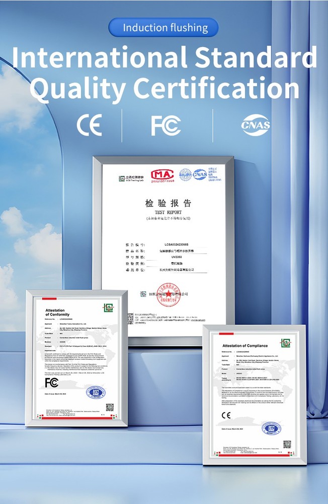 Touchless Intelligent Toilet Flush Sensor Automatic Bathroom Non-Contact Button