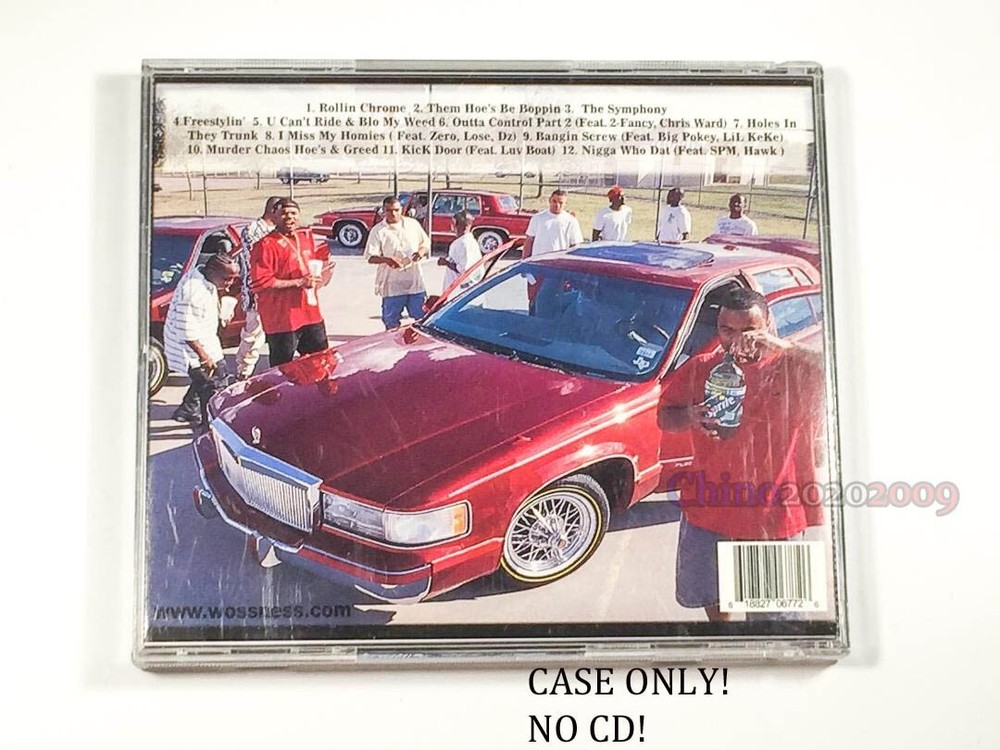 *Case Only* Woss NESS Bangin Screw 2000 * NO CD*