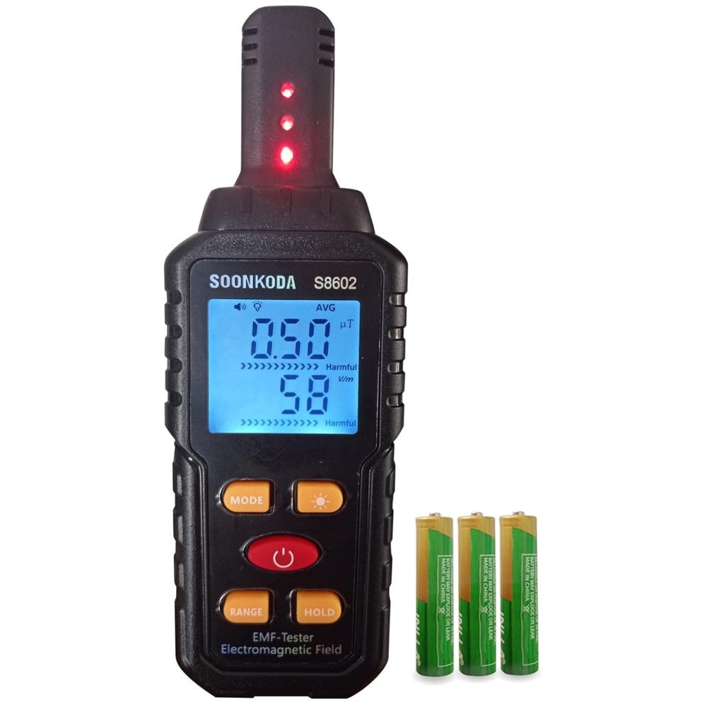 3-in-1 EMF Meter - Electromagnetic Field Tester