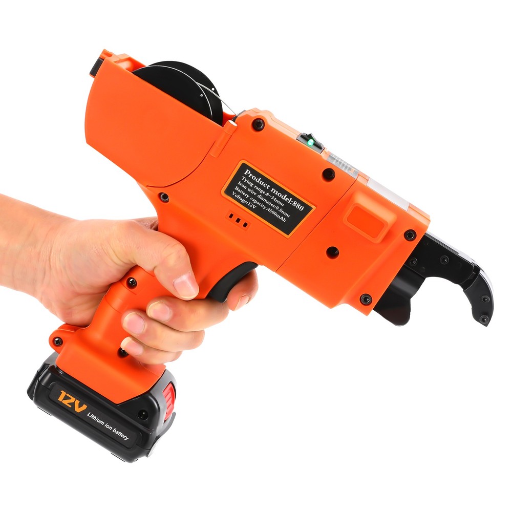 Automatic Rebar Tier Tying Machine Portable Handheld Strapping Binding Tool Set