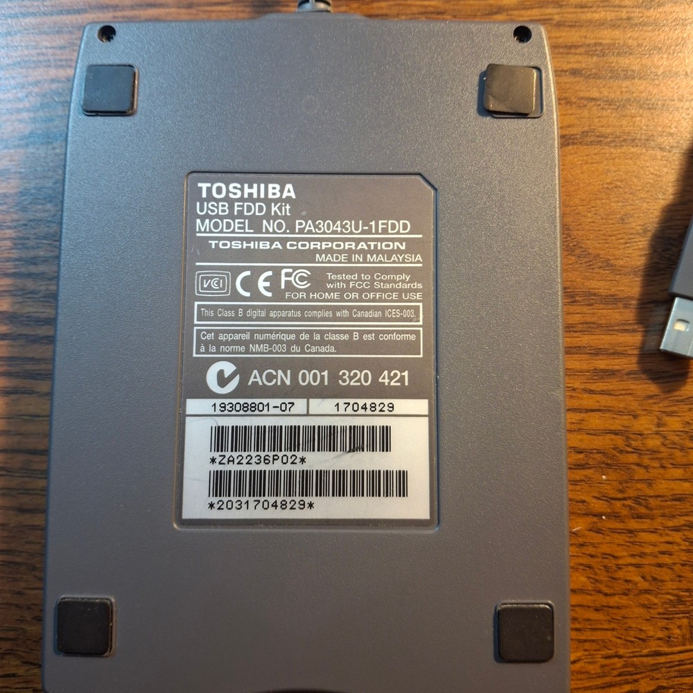 toshiba floppy disc reader