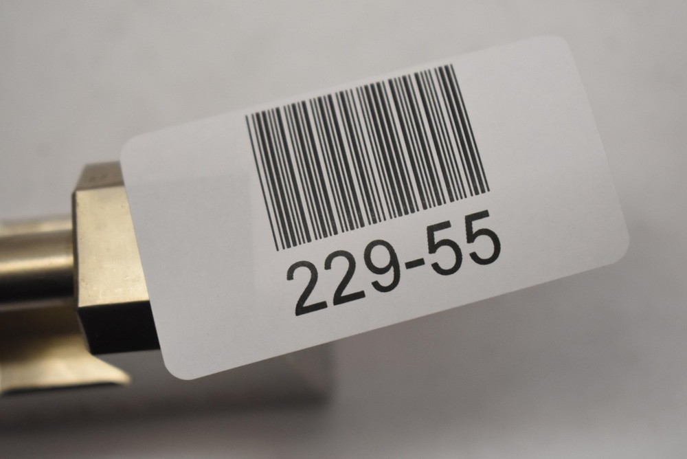 Britanium Shutter Padlock Silver Brass Keyed Heavy Duty Rectangular No Key