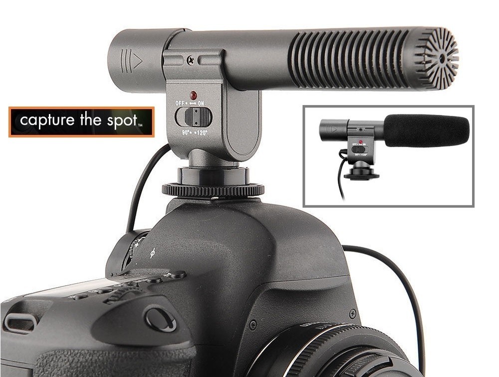 Professional Mini Condenser Microphone For Camera Camcorder Sony Nikon Canon