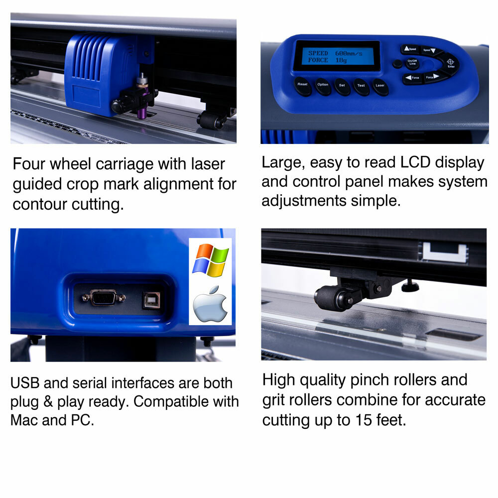 28" USCutter TITAN Professional Vinyl Cutter Plotter w/Vinyl Master Cut Software