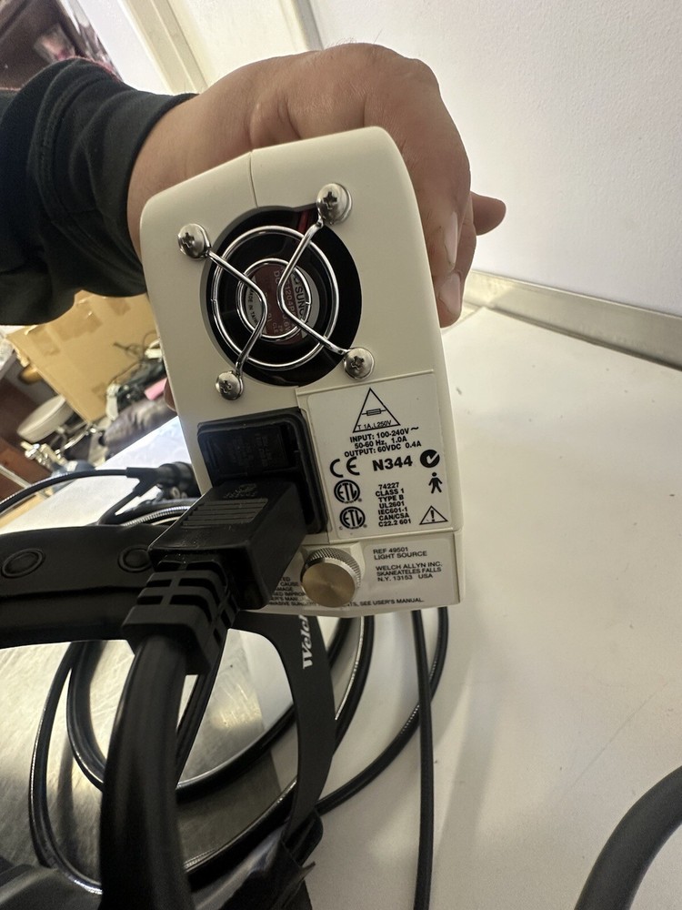 Welch Allyn 49501 TW Solarc Light Source 49540 Headlight Assembly System