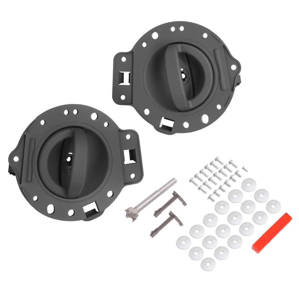 Inside Interior Door Handles For JEEP COMMANDER 2006-2010 Gray Set 2PCS