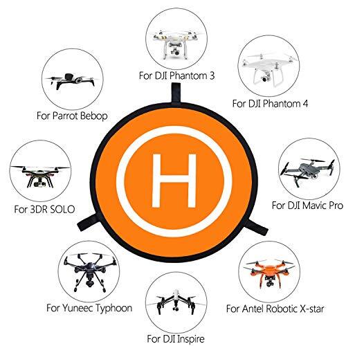 Universal Drone Landing Pad Luminous Foldable Helipad Fits All Drones