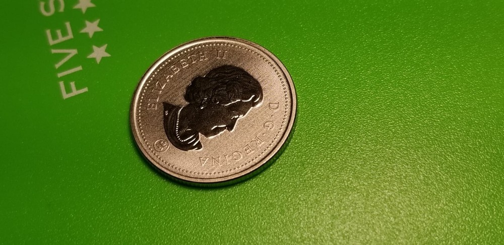 2010 Canada 25 Cent Specimen Gem Coin.