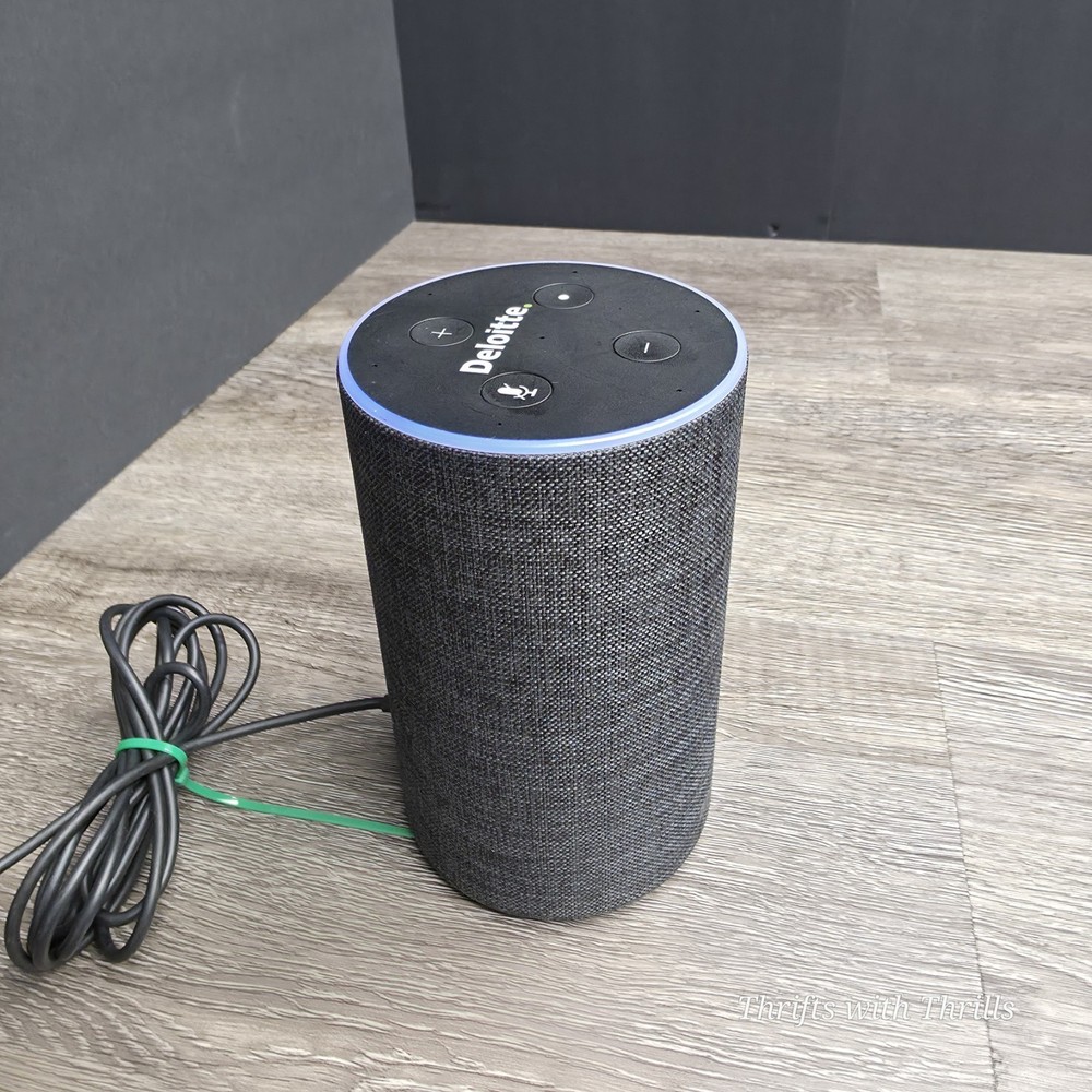 Amazon Echo (2nd Generation ) Smart Speaker with Alexa, charcoal fabric, Amazon