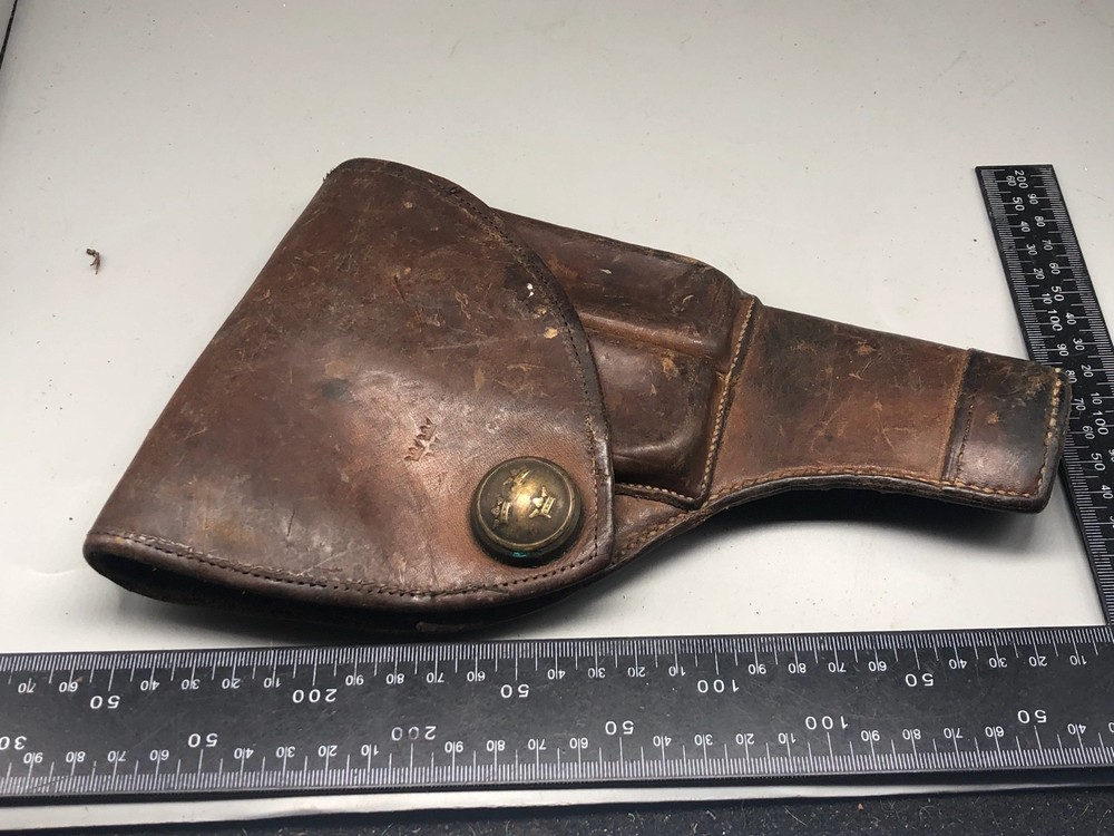 Original Swedish Officer's 1907 Pattern Leather Holster