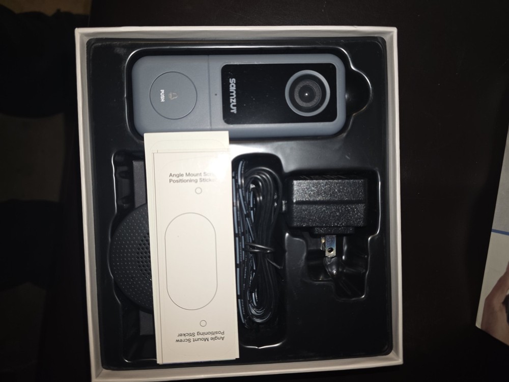 Wired Video Doorbell 2K smart camera Samzuy Motion Detection