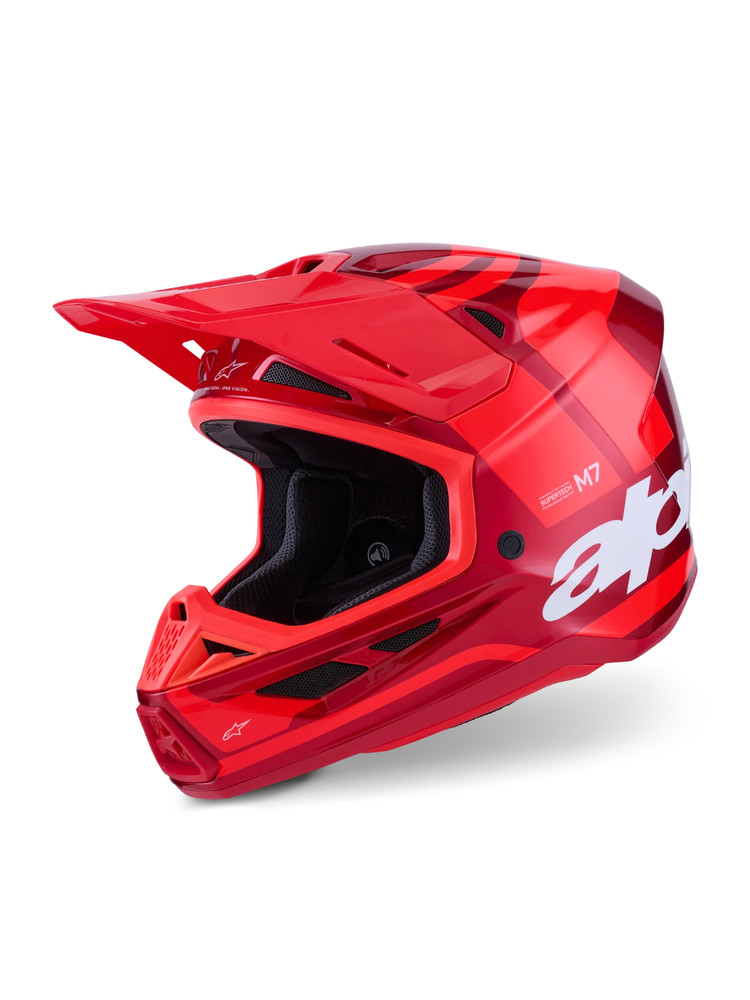 Alpinestars SM7 Core Helmet - Red Glossy - Medium