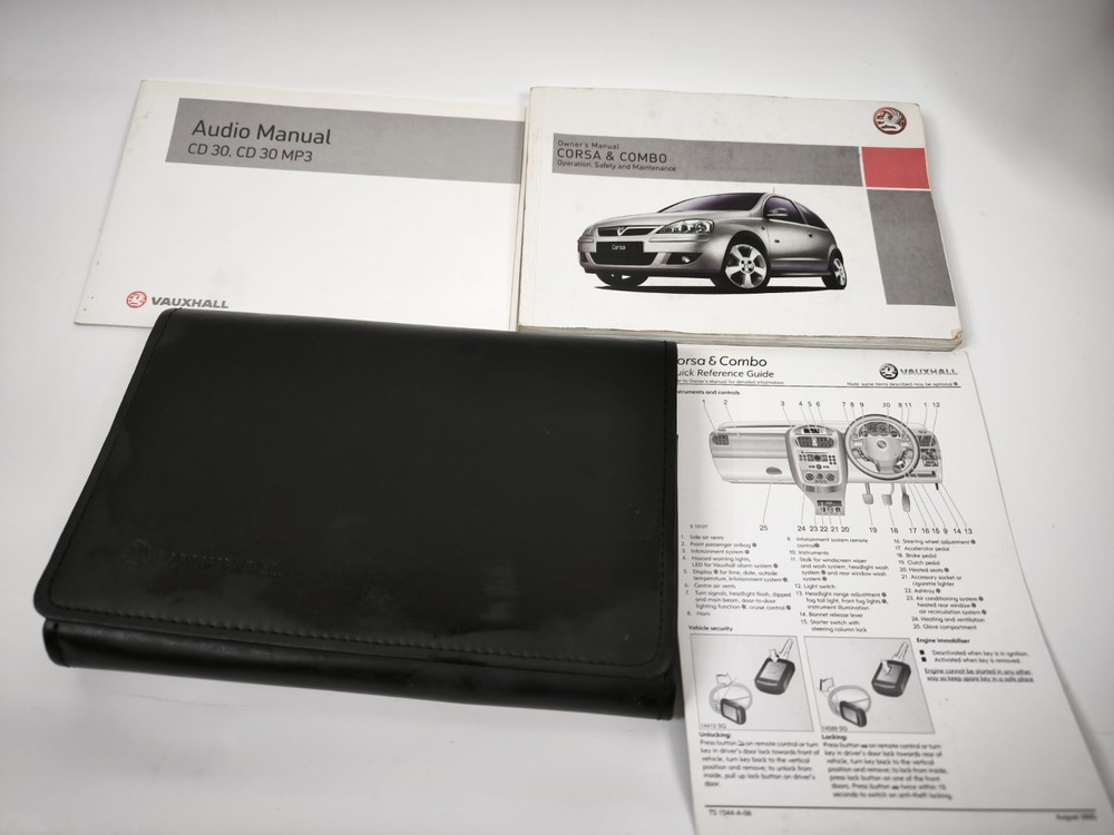 Vauxhall Corsa & Combo Handbook Pack 2005