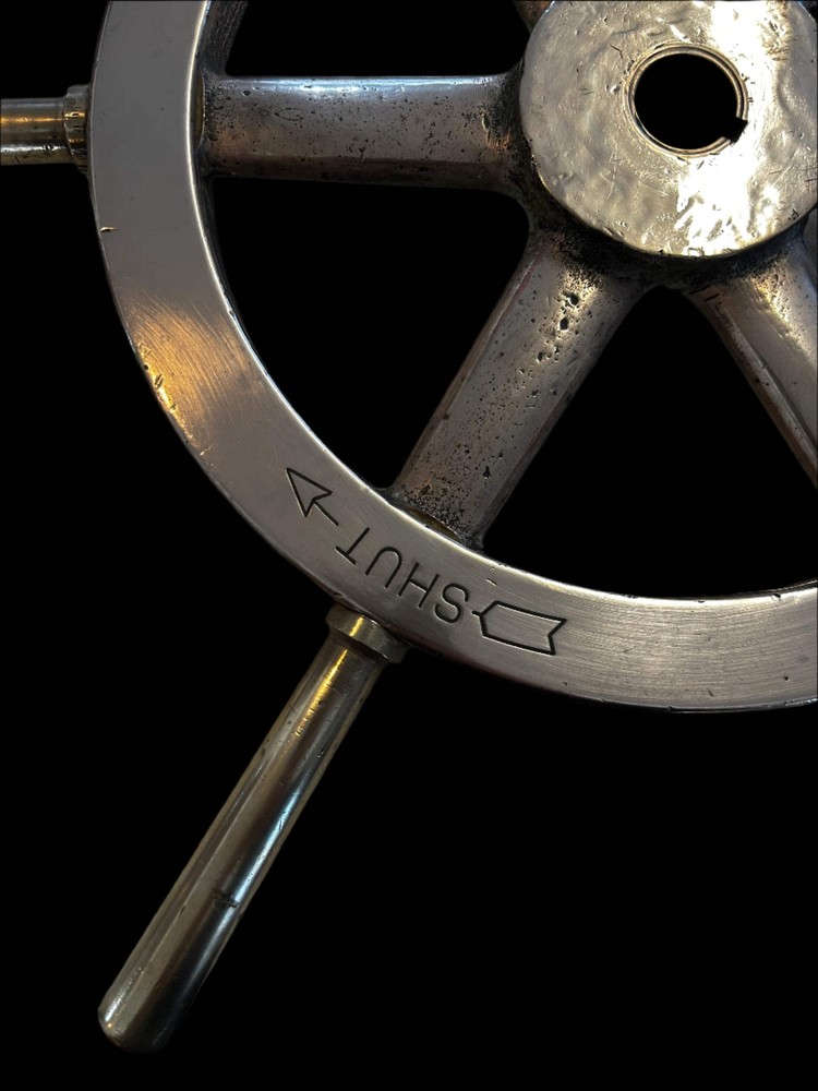 Solid Brass Shipboard Valve Wheel