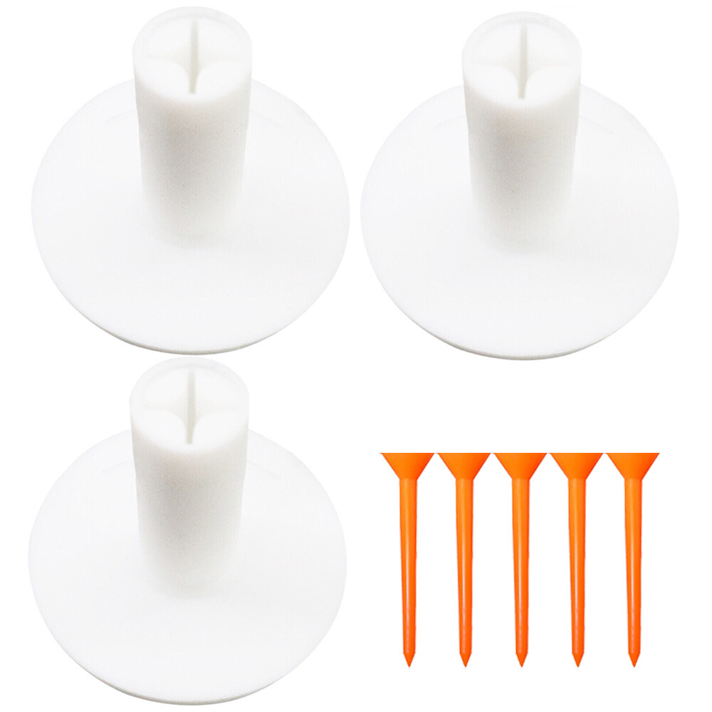 Golf Rubber Tees Holder Tee Range Driving Practice Mat Size 2’’(50mm) 10SETS