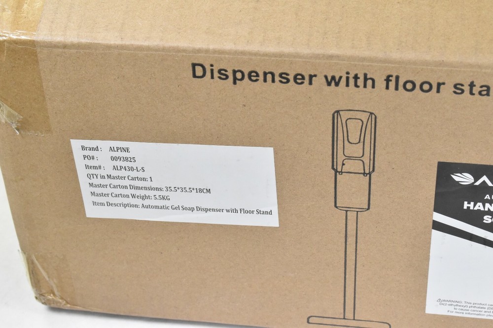 Alpine Industries Automatic Soap Dispenser w/ Floor Stand