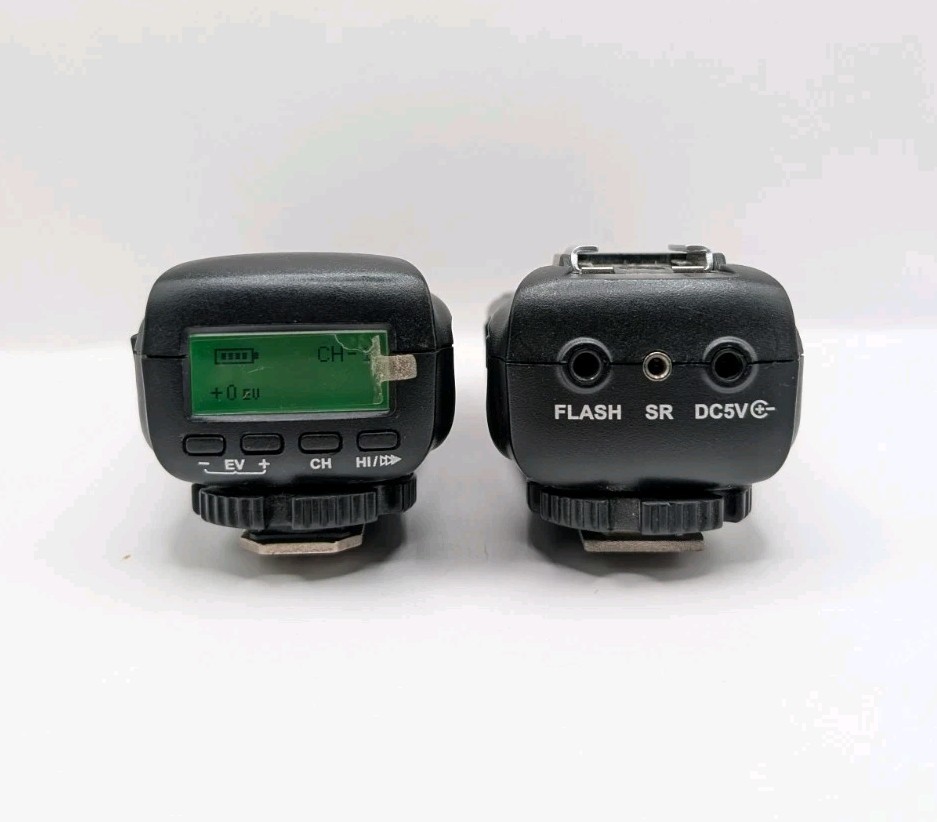 Phottix Strato TTL Flash Trigger Transmitter/Receiver Combo Nikon Used Powers On