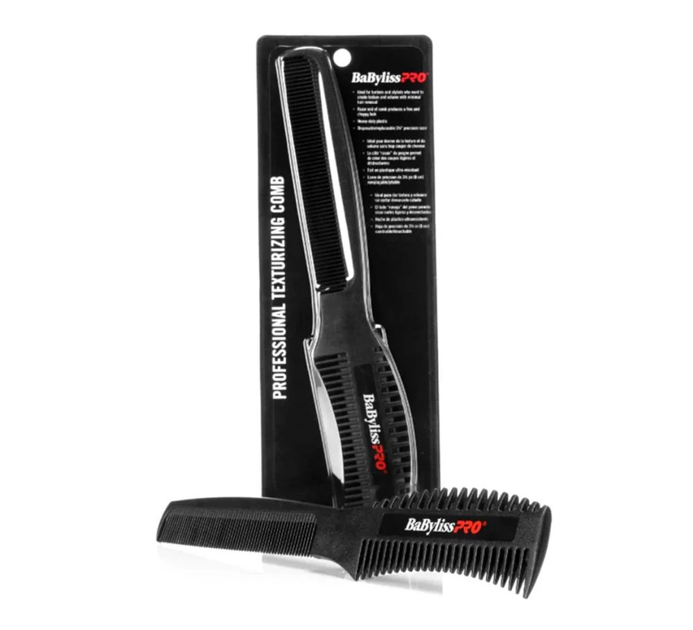 BaBylissPRO Professional Texturizing Comb – Razor Edge Styling Comb #BCUTCOMB