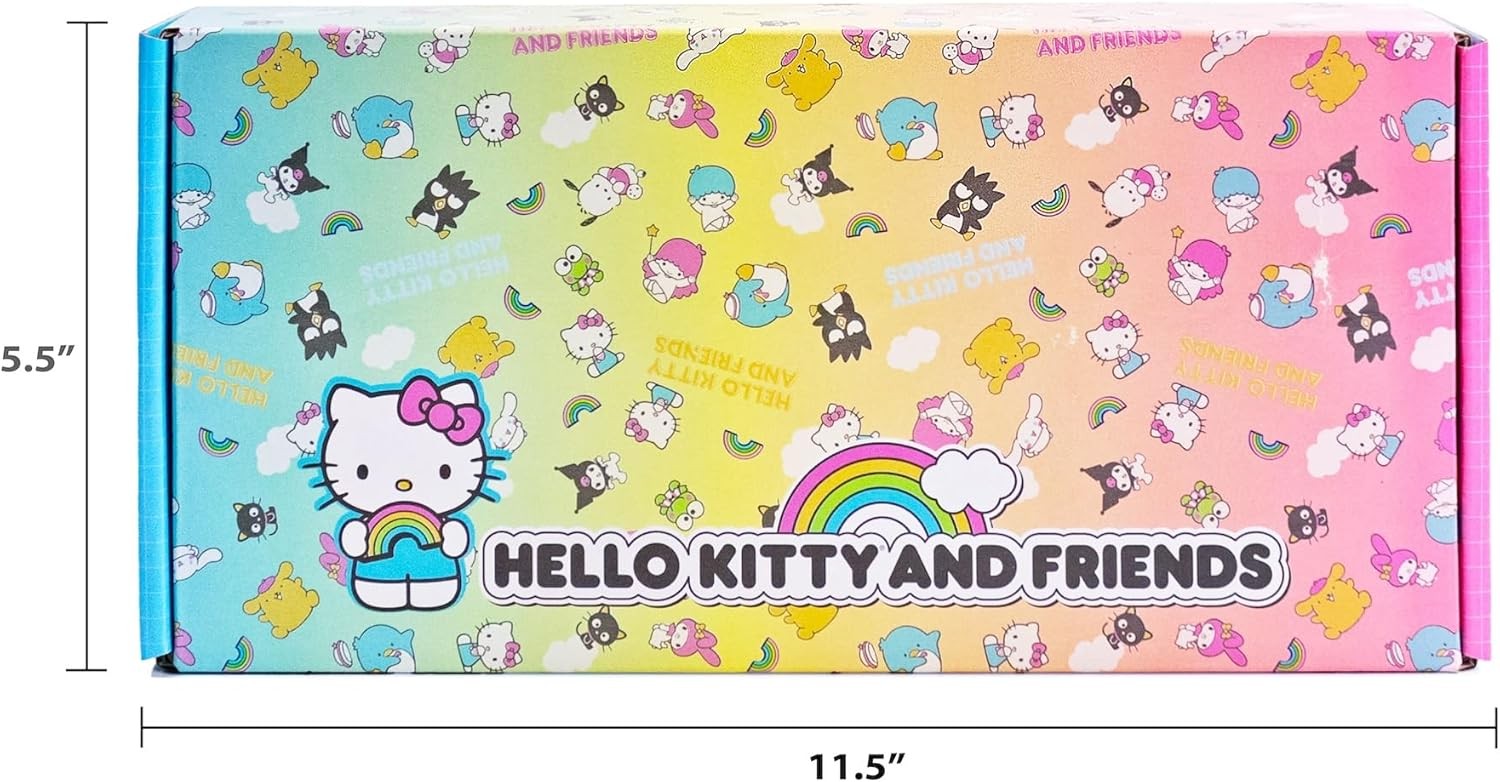 Hello Kitty Ultimate Slime Set, 25-Pack Scented Glitter Slimes, Party Favors for