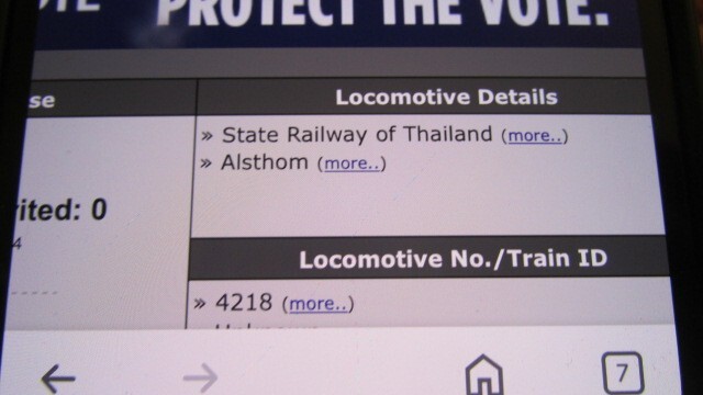 Thailand Railroad items