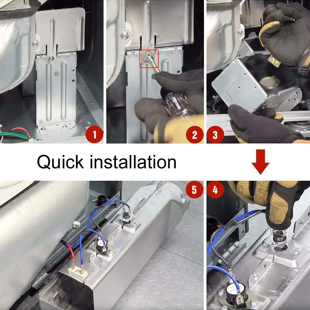 DC97-14486A Dryer Heating Element Duct Assembly Replacement Samsung