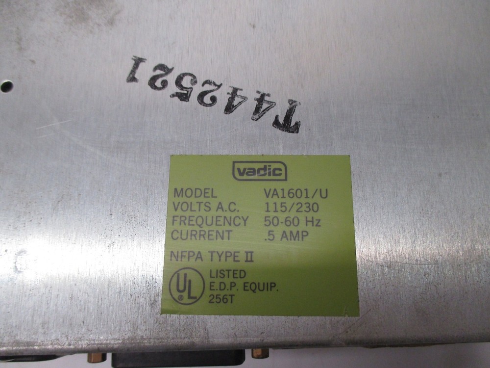 Vtg Vadic Model VA1601/U Modem Control Controller As Is Parts