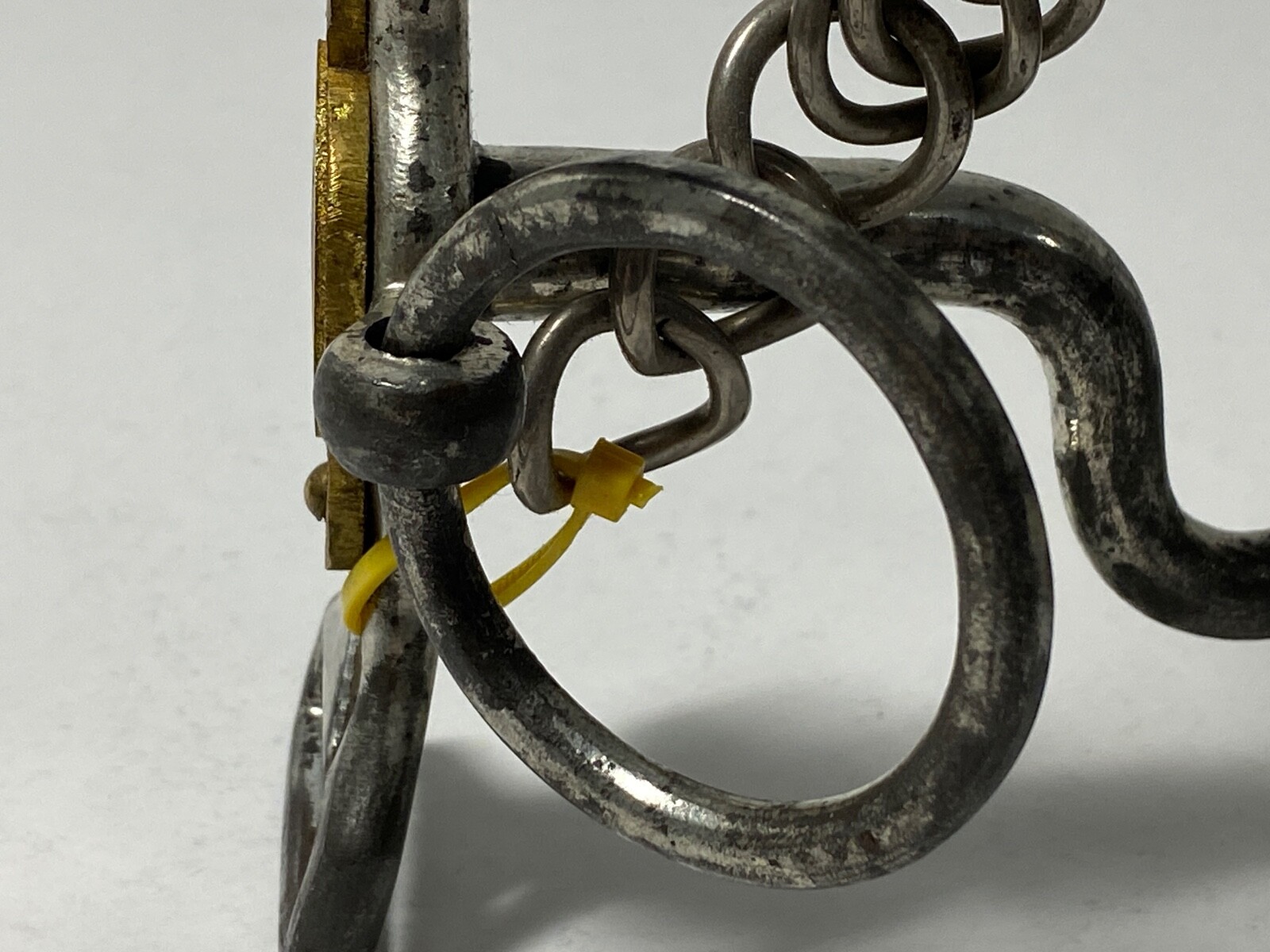 U.S. M1863 MODIFIED, BRIDLE CURB HORSE ARTILLERY BIT, CURB CHAIN, POST CIVIL WAR