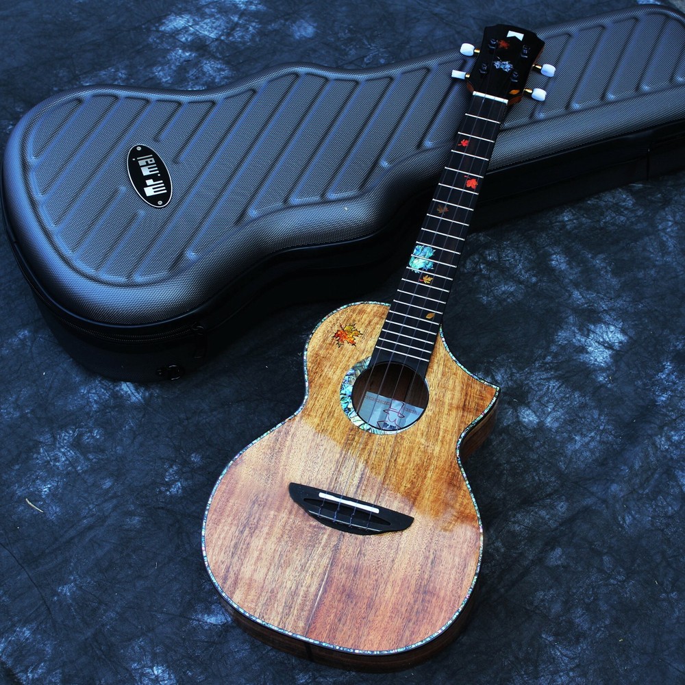 Mr. Mai Solid Koa Tenor Ukulele (Abalone Inlay)