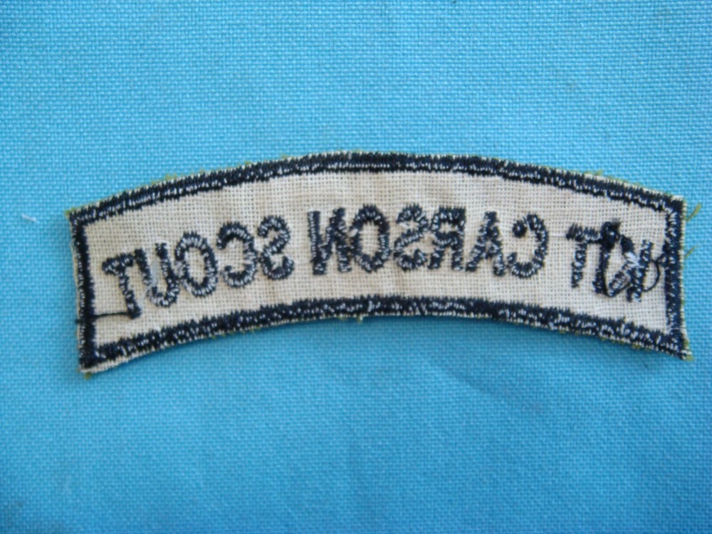 VIETNAM WAR SUBDUED TAB PATCH, KIT CARSON SCOUT