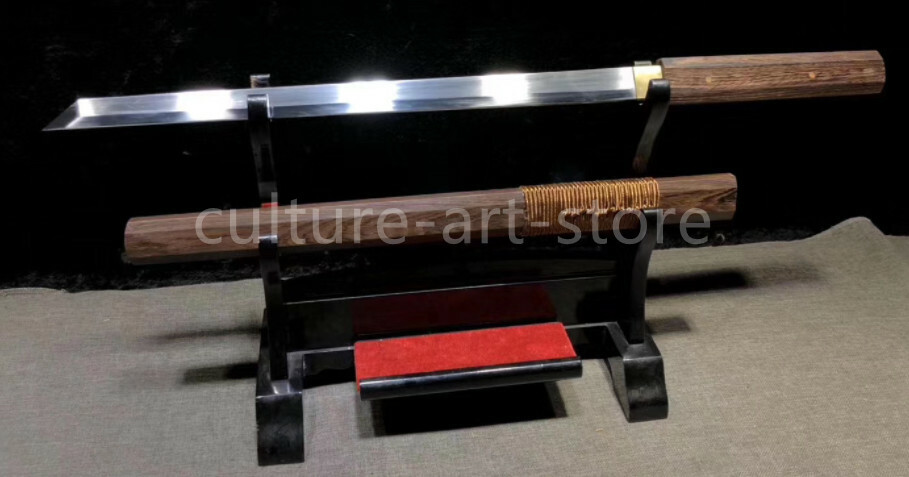 Handmade Japanese Samurai Katana Spring Steel Function Sword Wakizashi Sharp