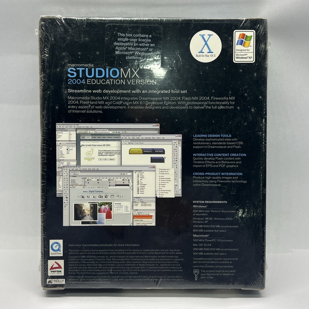Studio MX 2004 Education Version