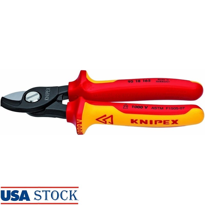 Insulated Cable Shears 1000V Precision Tools Durable Comfortable Performance New