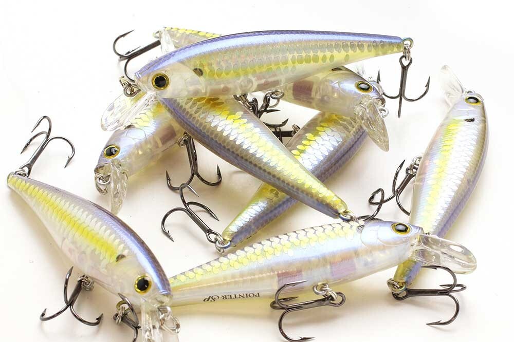 LUCKY CRAFT Pointer 78 - 225 MS Ghost Chartreuse Shad (1qty) .