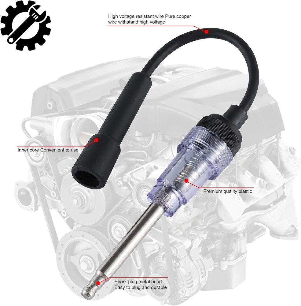 Inline Spark Plug Tester, Plug-in Engine Ignition Tester