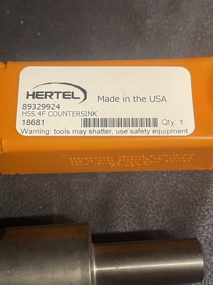 HERTEL 1” HHS 4F Countersink 89329924