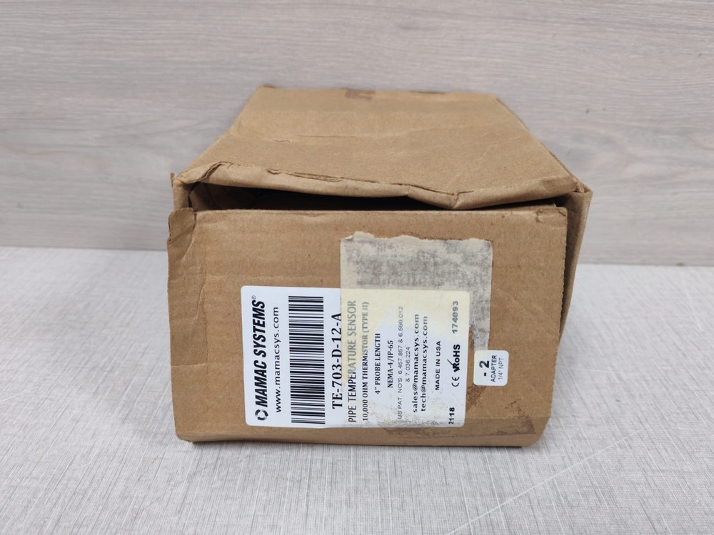 Mamac Systems TE-703-D-12-A Pipe Temperature Sensor