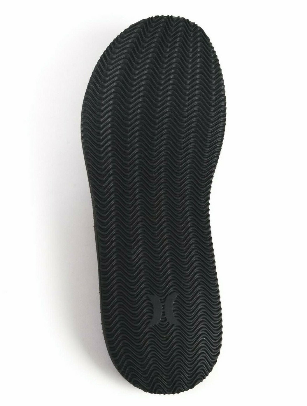 Hurley Mens Lunar Leather Sandals Flip Flop Thong Lunarlon Arch support Black 7